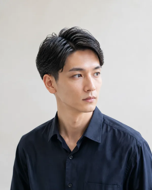 メンズのナチュラルショート